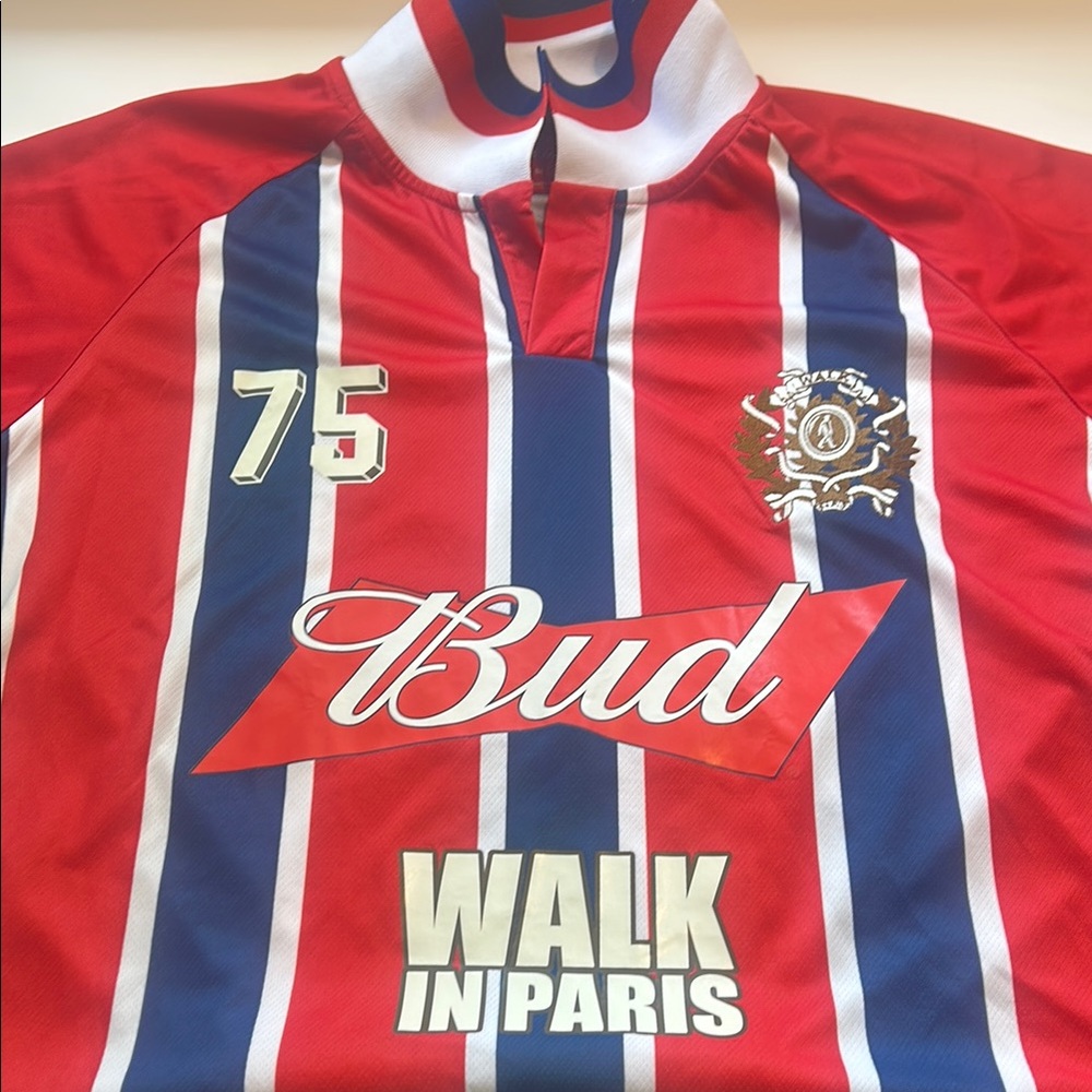 Walk in Paris -Striped Bud Jersey